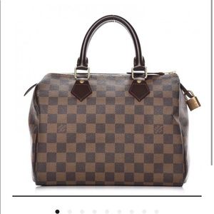 Louis Vuitton Damien Ebene Speedy 25